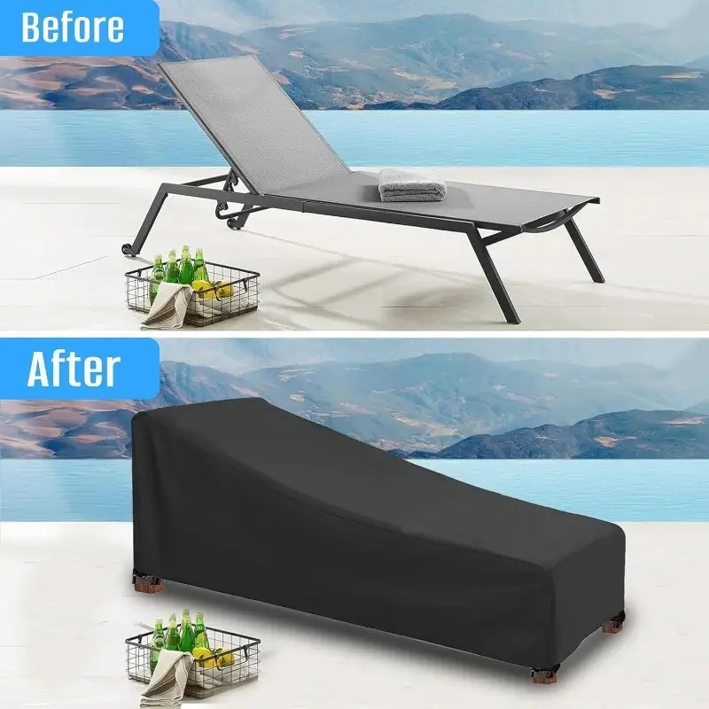 Outdoor Furniture Durable - Capas resistentes para espreguiçadeiras ao ar