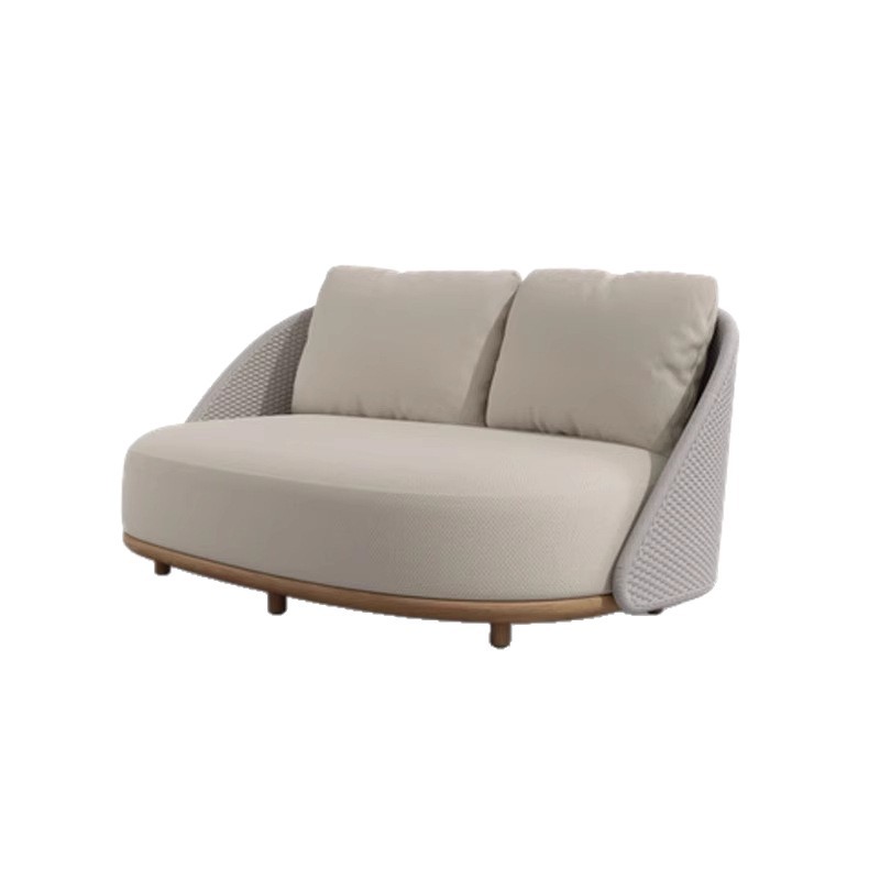 Outdoor Furniture Teak Wood - Sofá nórdico de teca para áreas