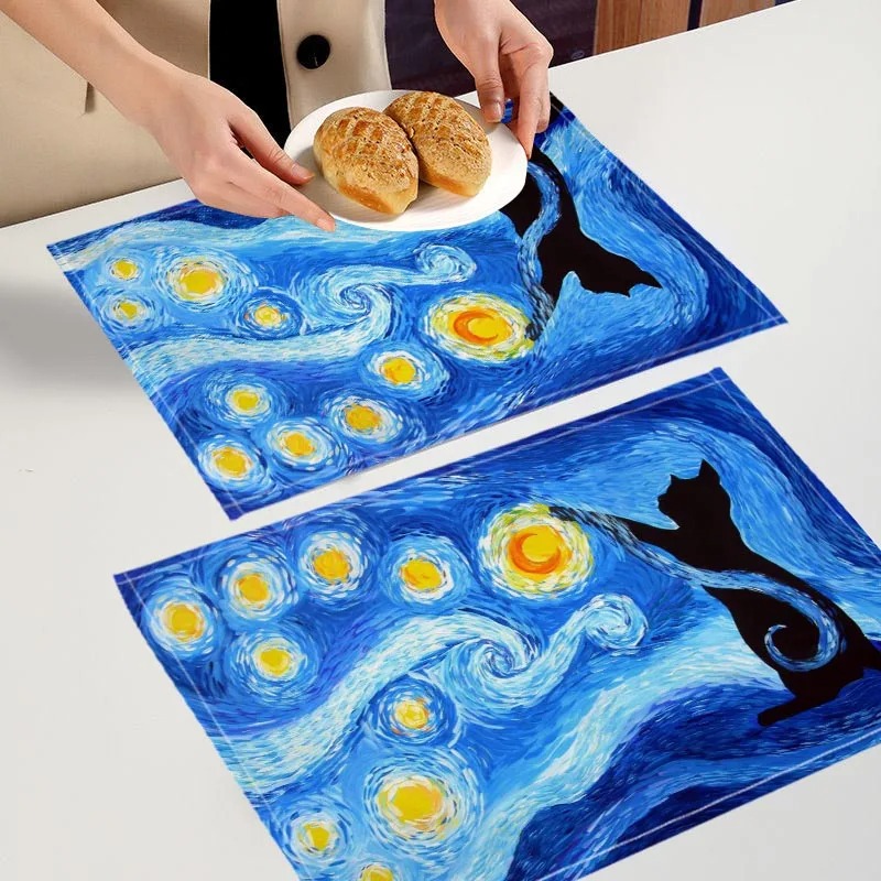 Outdoor Furniture Dining - Sousplat Estilo Van Gogh, Protetor de