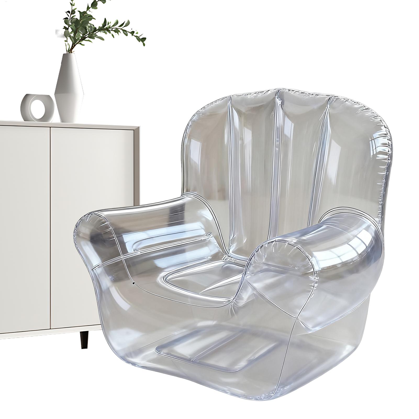 Outdoor Furniture Sales - Sofá inflável transparente engrossado, sofá inflável