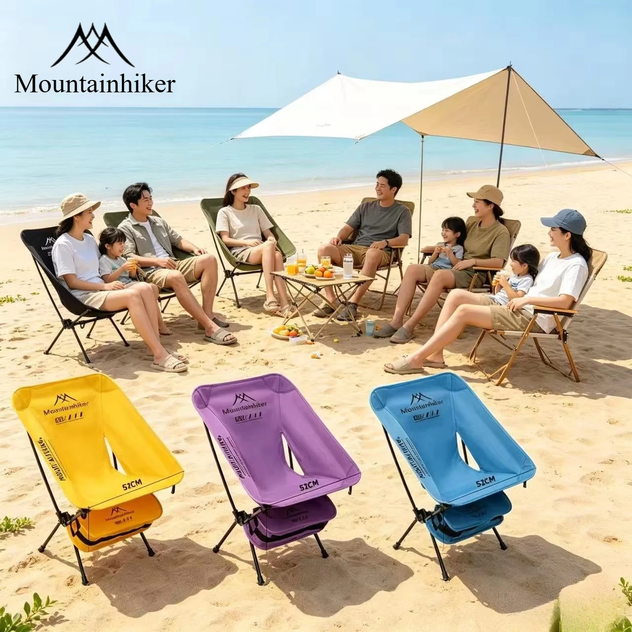 Outdoor Furniture Green - Cadeira Dobrável Ultra Leve em Liga