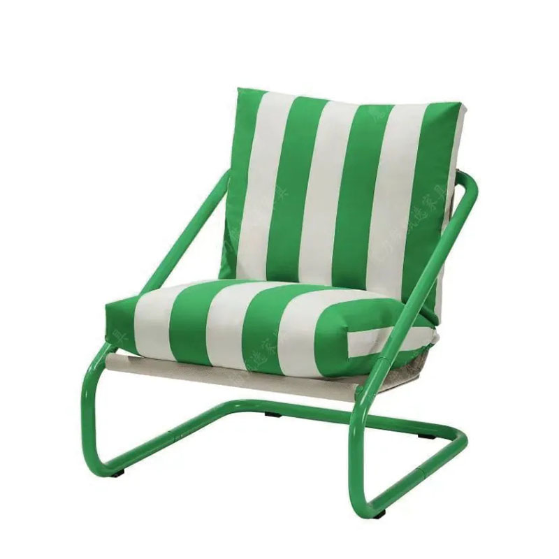 Outdoor Furniture Green - Cadeiras de metal minimalistas cadeiras vermelhas