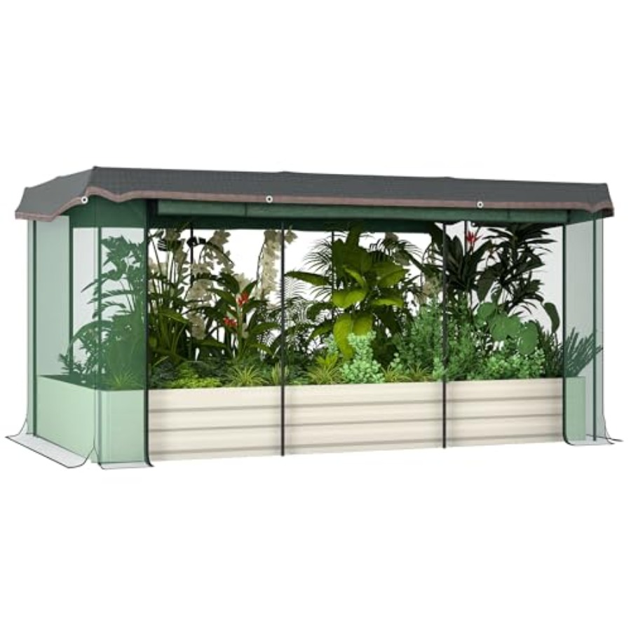 Planter Raised Metal - Canteiro Elevado Galvanizado de 7,3 x