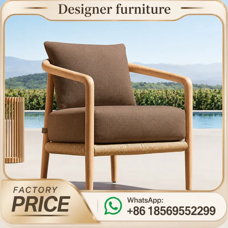 Outdoor Furniture Teak Wood - Conjunto de sofá de teca para