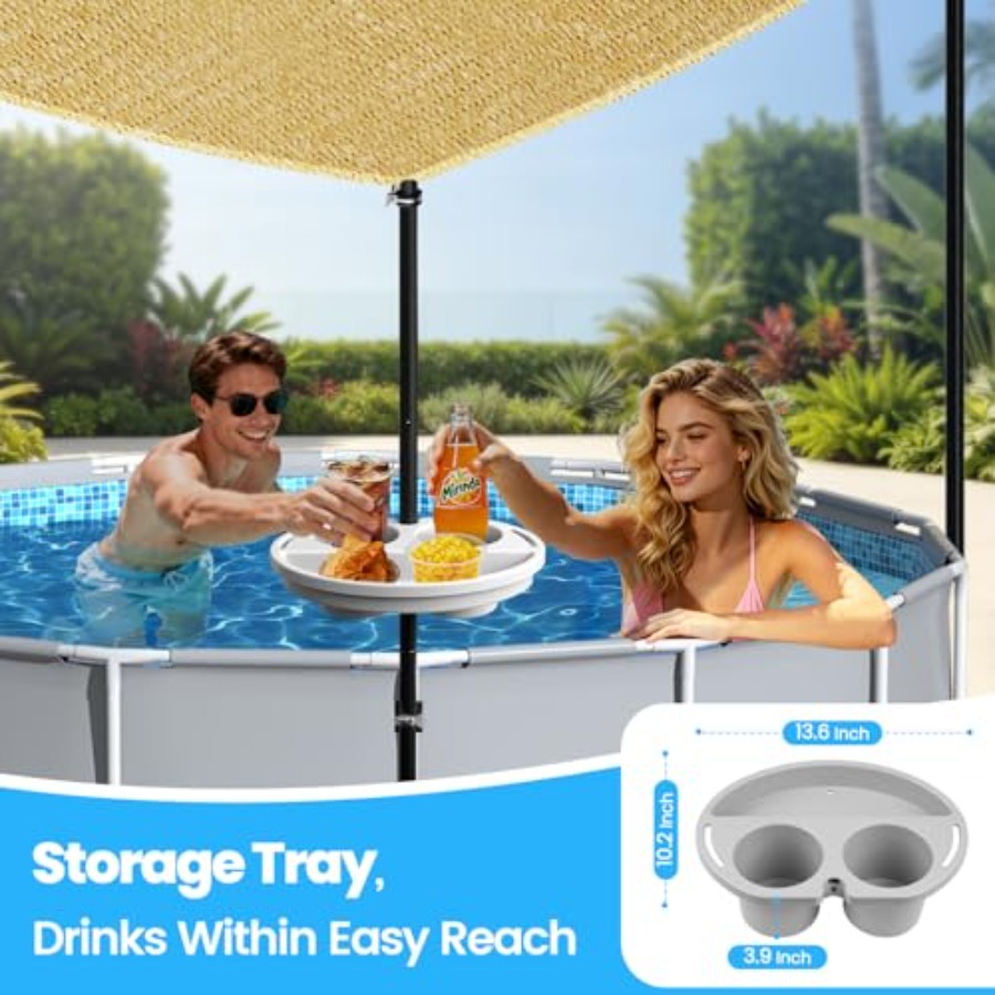 Sun Sail Shade - Toldo de Sombreamento para Exterior com