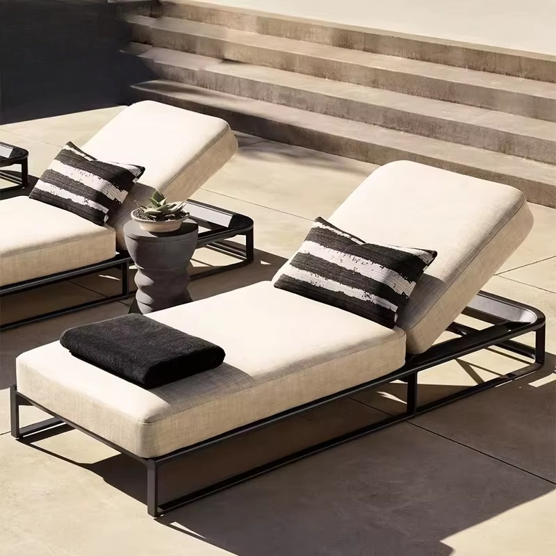 Outdoor Furniture Factory - Espreguiçadeira de Alumínio para Exterior Direto