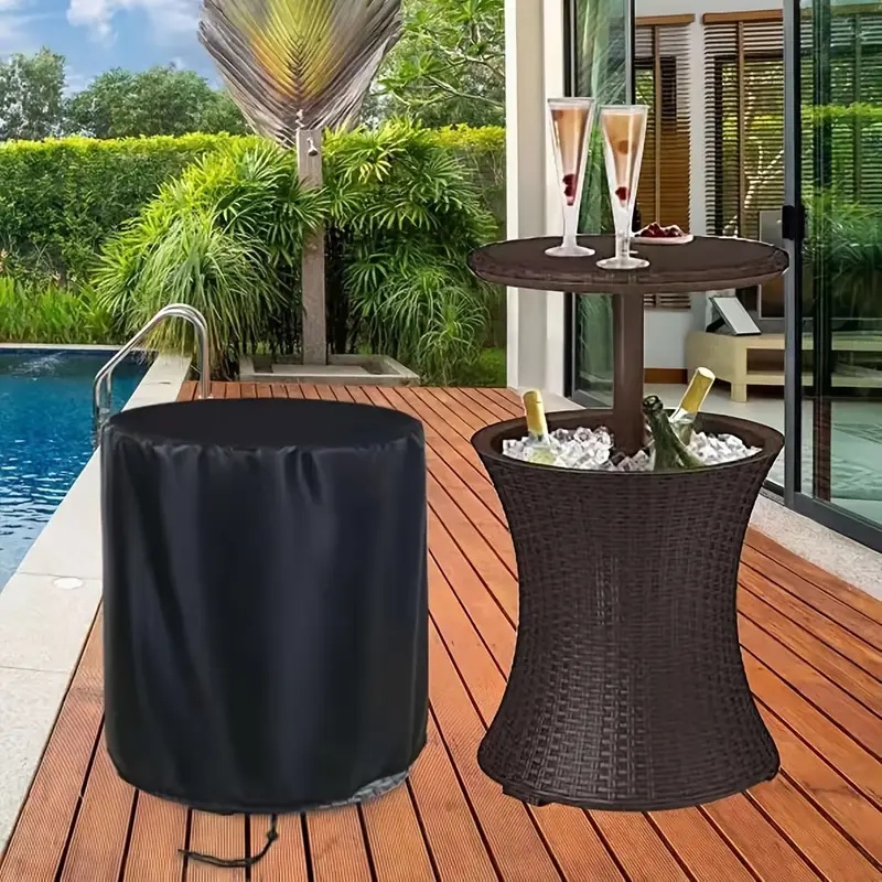 Outdoor Furniture Dining - Capa de mesa tecida ao ar