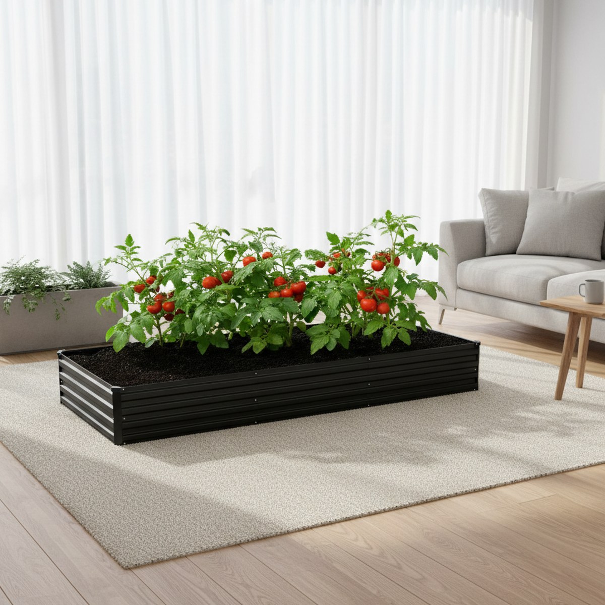 Canteiro Elevado Galvanizado 1 - Planter Raised Metal avaliação e preço