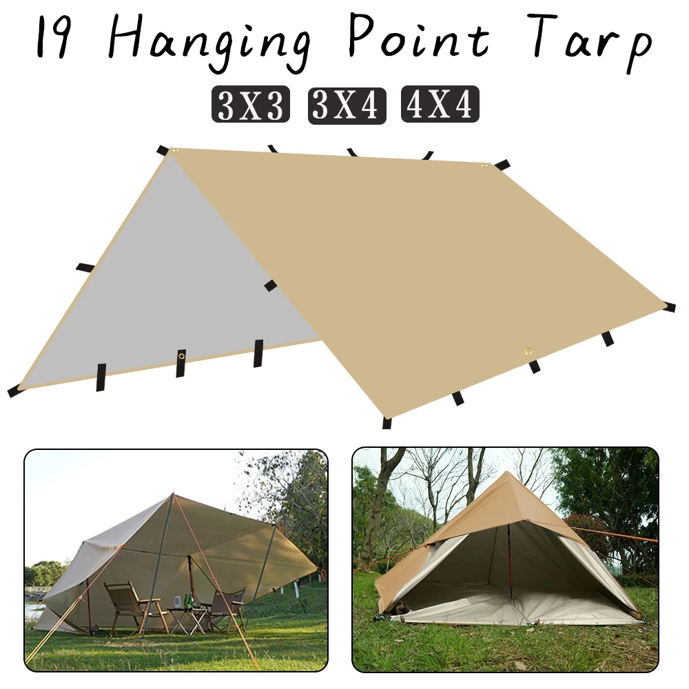 4x4m 4x3m 3x3m 19 Pontos de Pe - Sun Sail Shade avaliação e preço