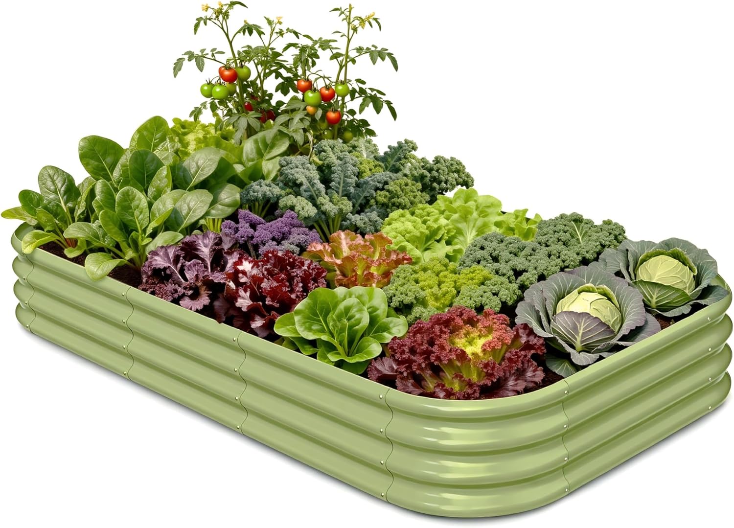 Canteiro Elevado Galvanizado 8 - Planter Raised Metal avaliação e preço