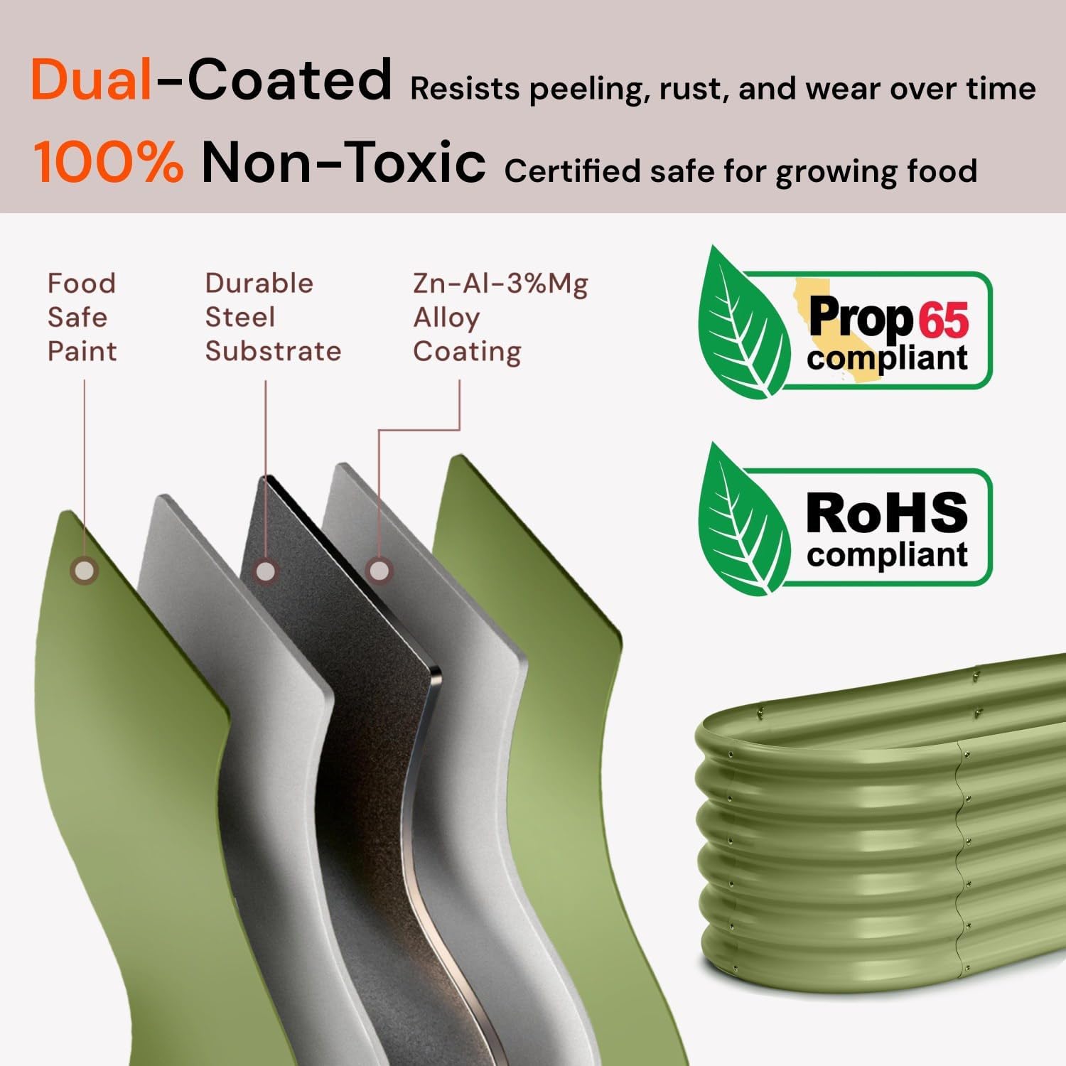 Canteiro Elevado Galvanizado 8 - Planter Raised Metal avaliação e preço