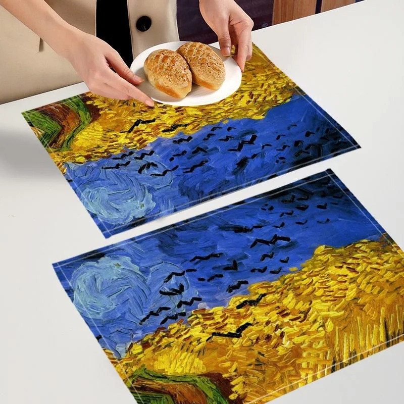 Sousplat Estilo Van Gogh, Prot - Outdoor Furniture Dining avaliação e preço