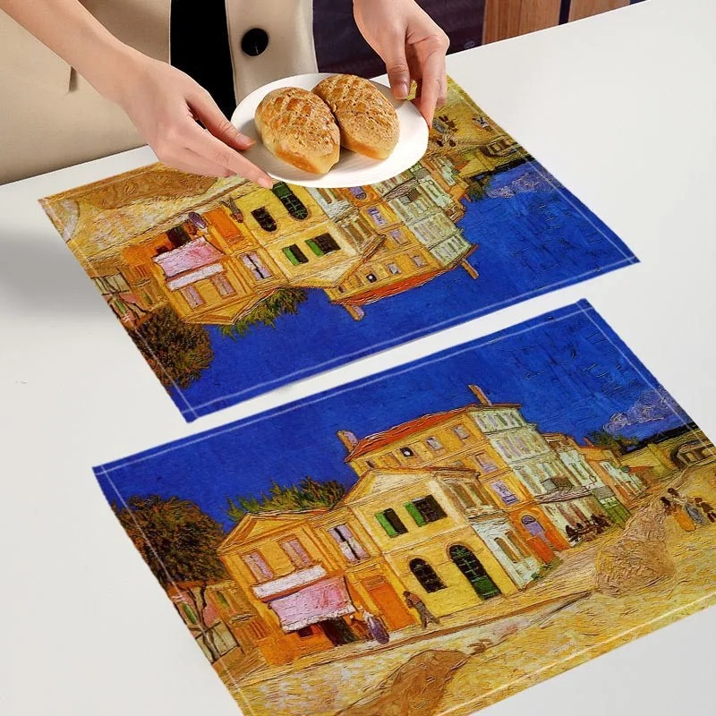 Sousplat Estilo Van Gogh, Prot - Outdoor Furniture Dining avaliação e preço