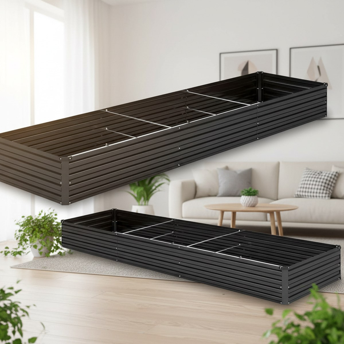 Canteiro Elevado Galvanizado d - Planter Raised Metal avaliação e preço