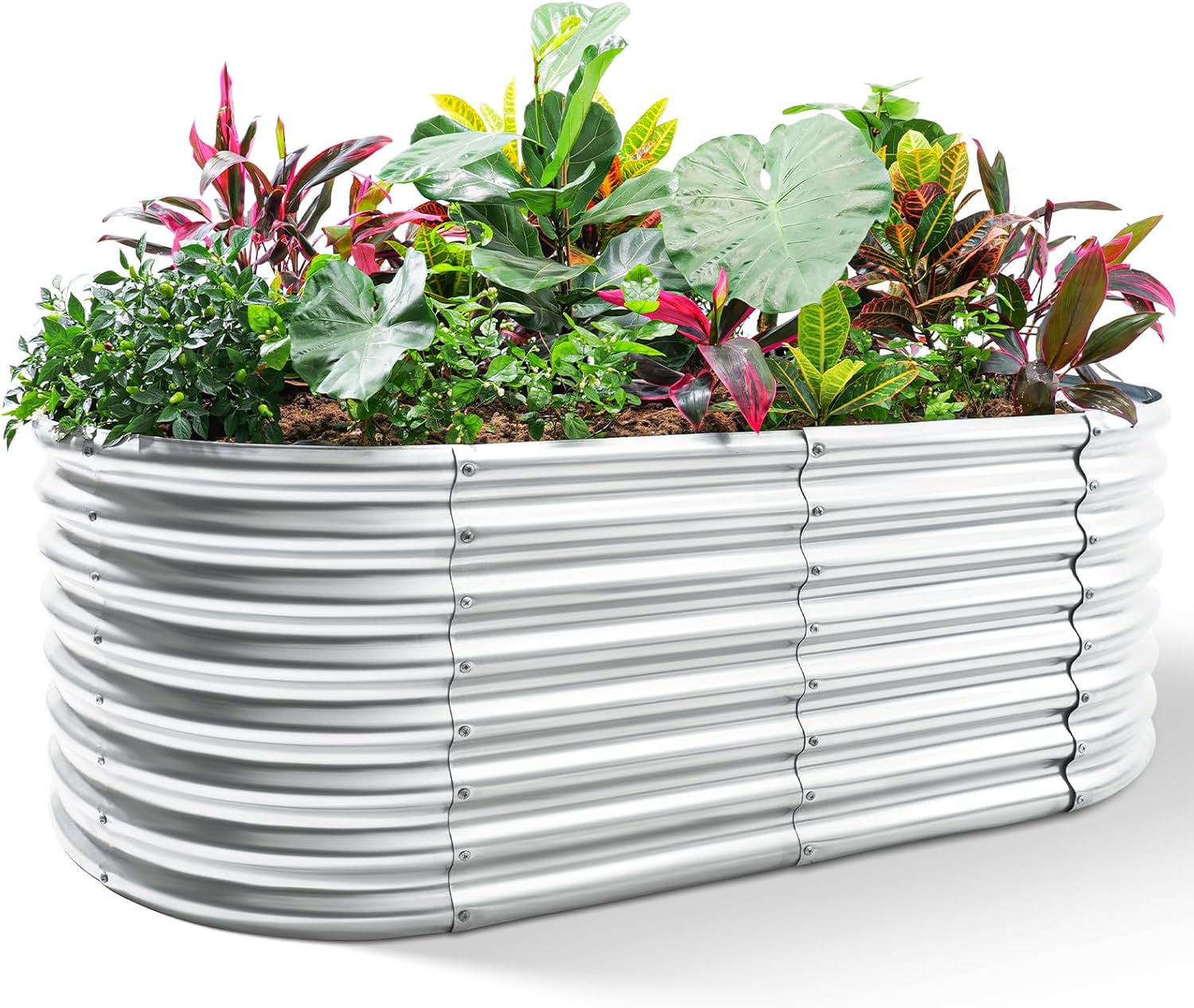 Canteiro Elevado Galvanizado,  - Planter Raised Metal avaliação e preço
