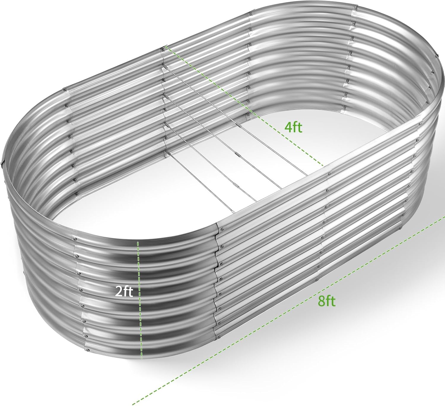 Canteiro Elevado Galvanizado,  - Planter Raised Metal avaliação e preço