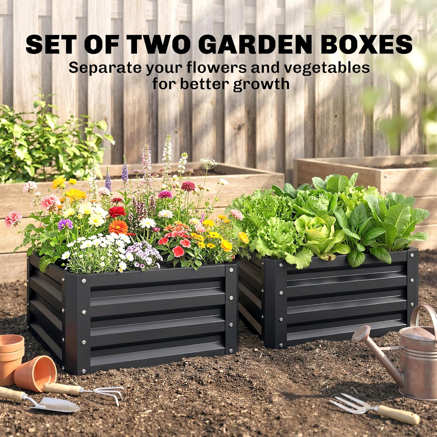 Canteiro Elevado Galvanizado d - Planter Raised Metal avaliação e preço
