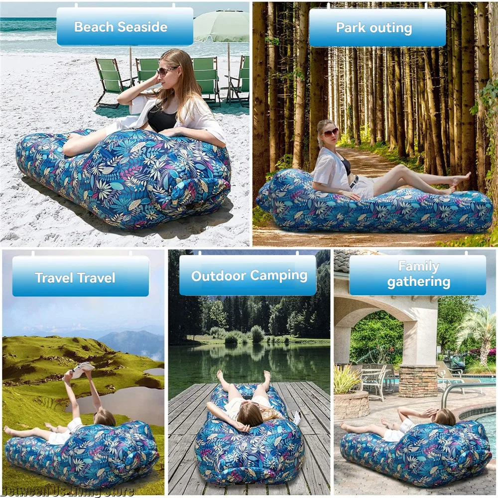 Sofá-cama inflável de luxo – d - Outdoor Furniture Sales avaliação e preço