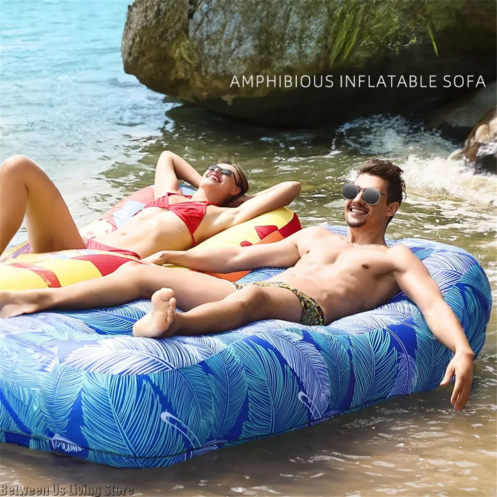 Sofá-cama inflável de luxo – d - Outdoor Furniture Sales avaliação e preço