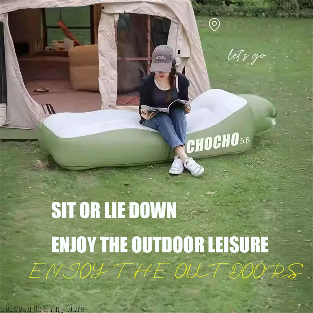 Sofá-cama inflável de luxo – d - Outdoor Furniture Sales avaliação e preço