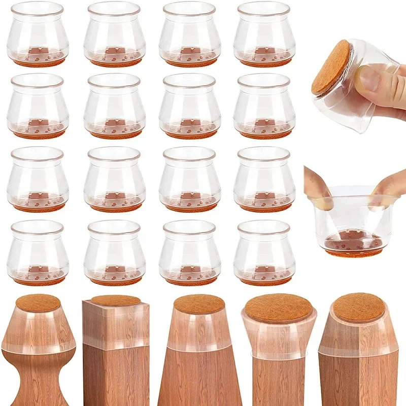 4/16 pçs tampas de perna de ca - Outdoor Furniture Leg Protectors avaliação e preço