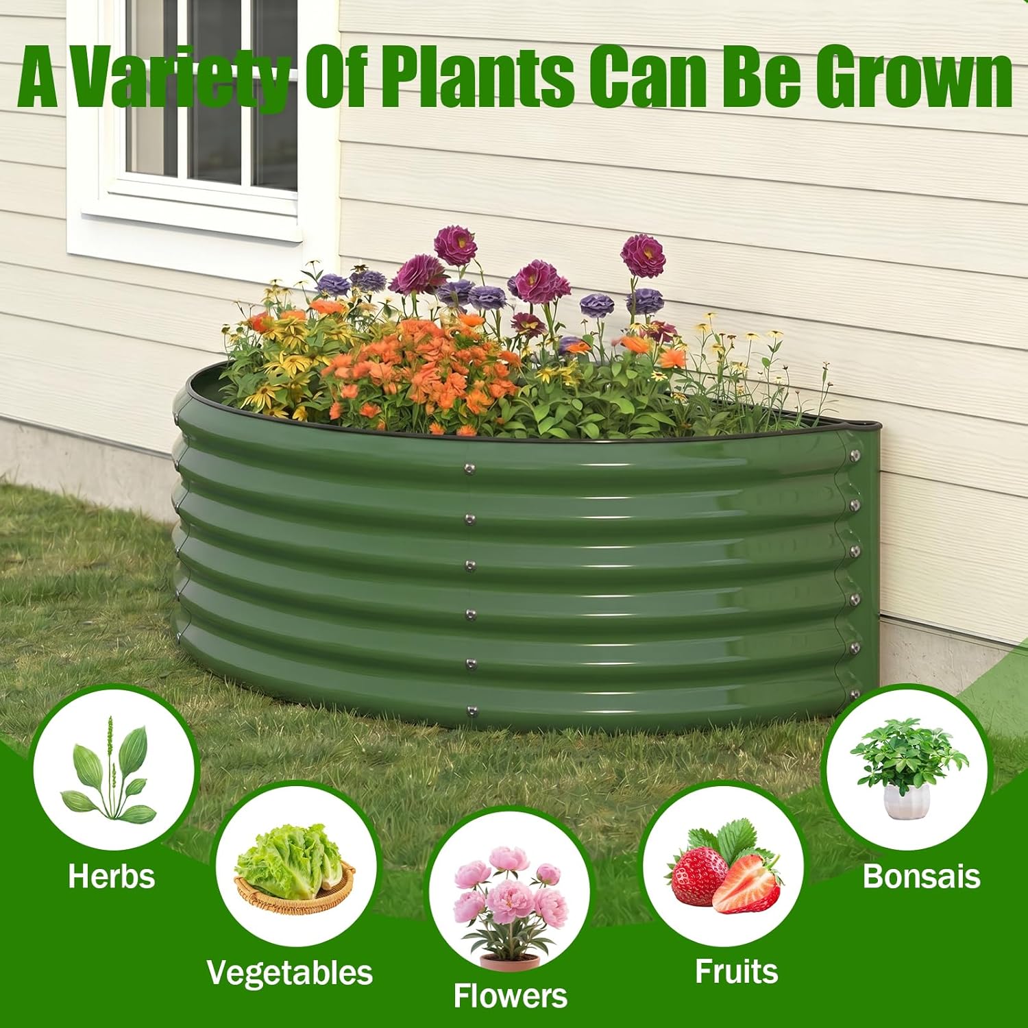 Canteiro Elevado Galvanizado p - Planter Raised Metal avaliação e preço
