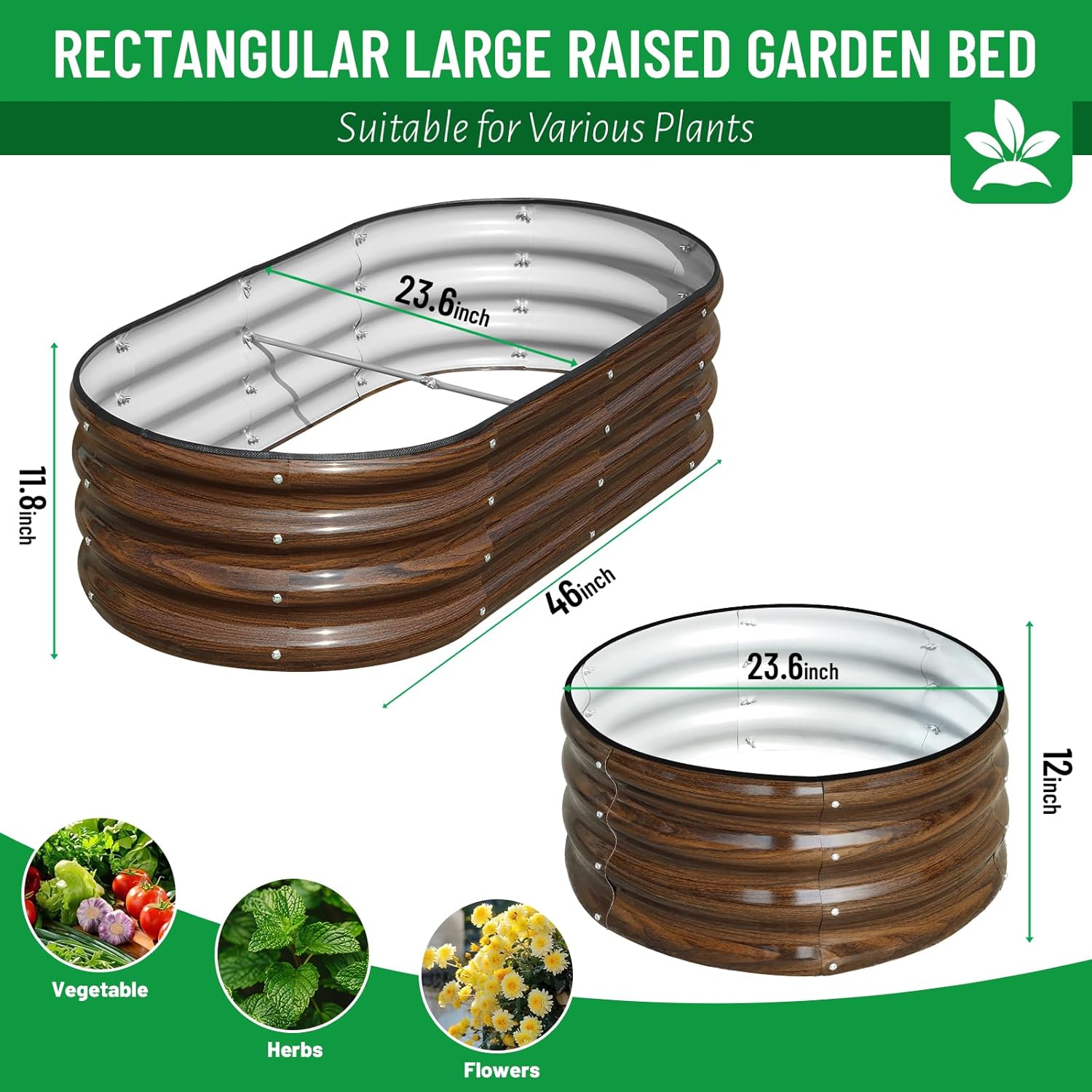 Kit de 3 Canteiros Elevados de - Planter Raised Metal avaliação e preço