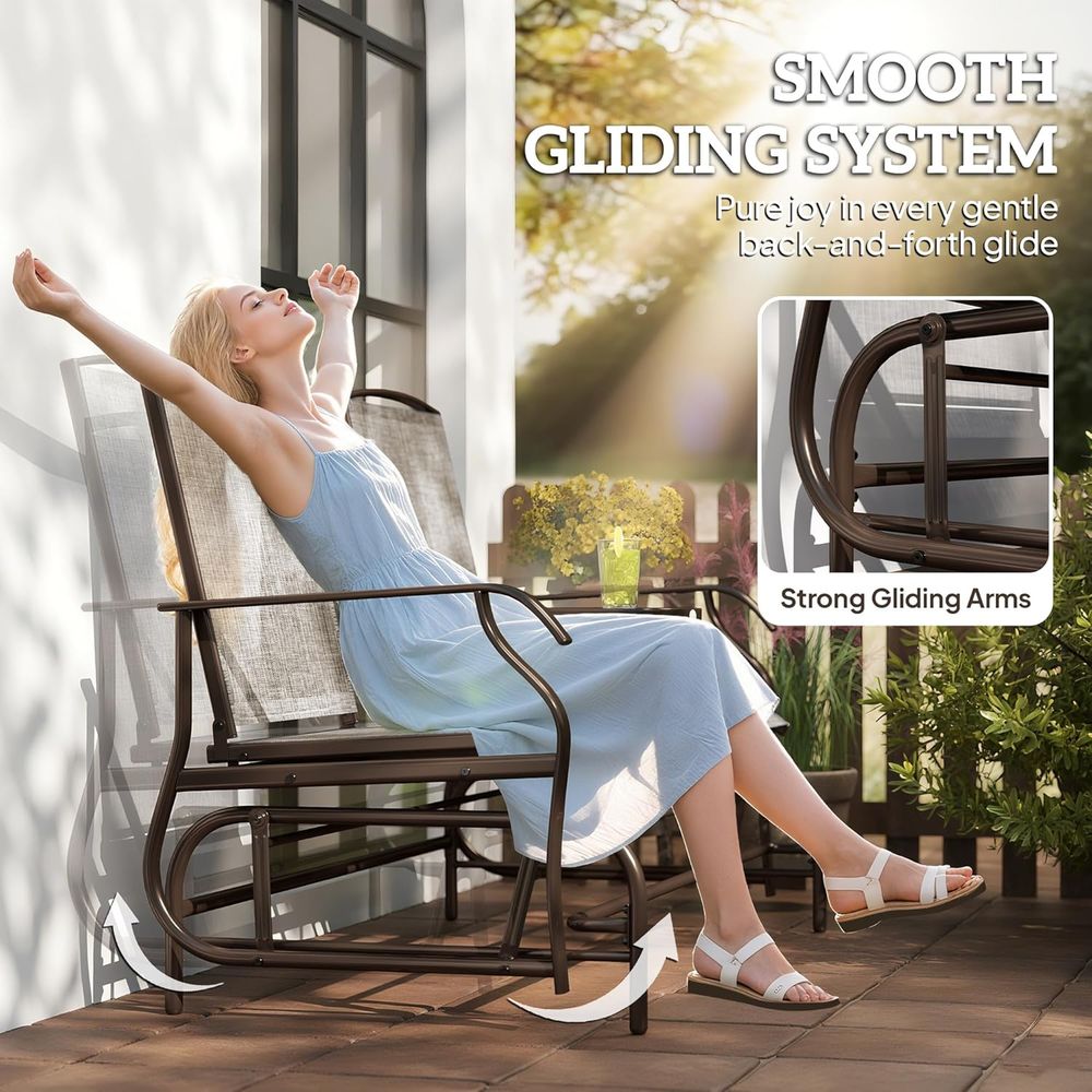 Banco de Balanço para Exterior - Garden Bench Metal avaliação e preço