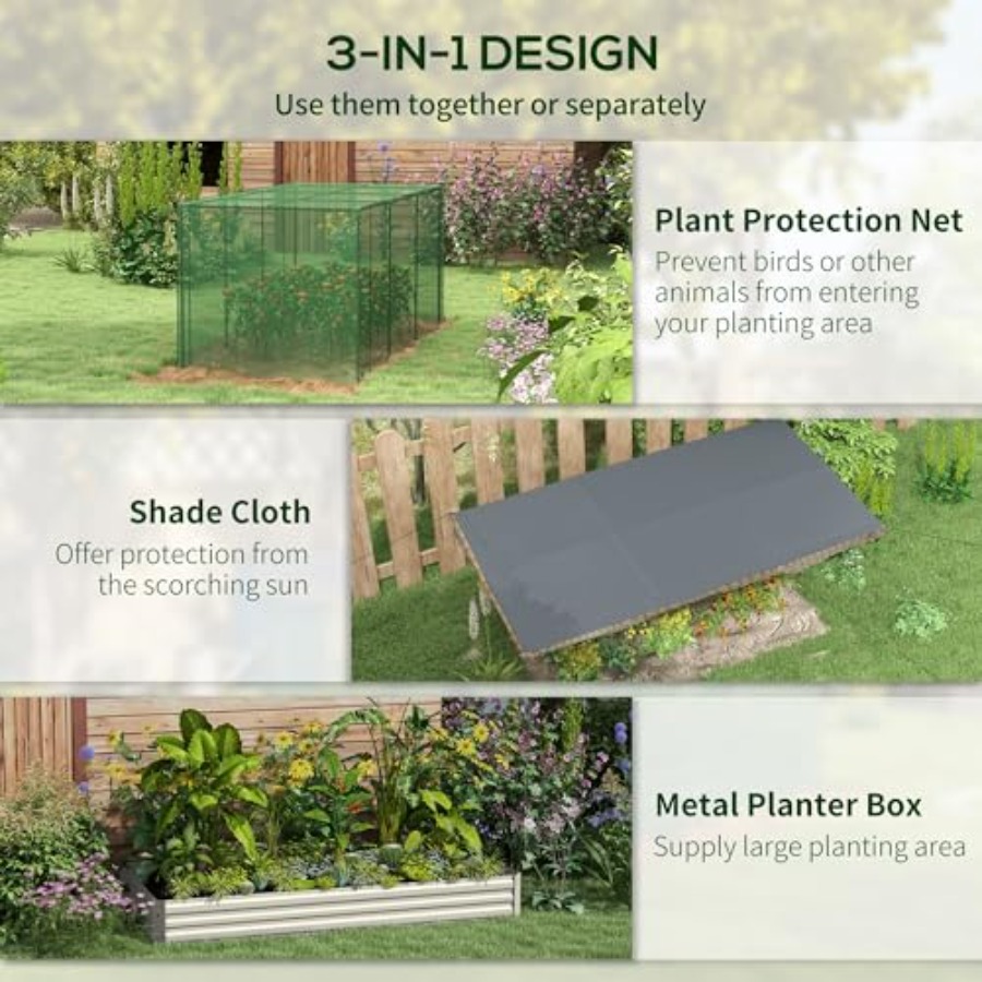 Canteiro Elevado Galvanizado d - Planter Raised Metal avaliação e preço