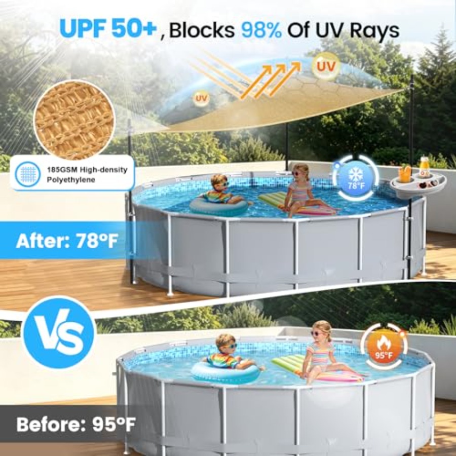 Toldo de Sombreamento para Ext - Sun Sail Shade avaliação e preço