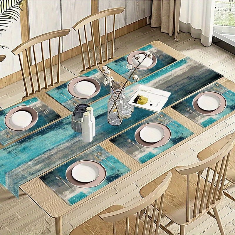 Conjunto de Toalhas de Mesa e  - Outdoor Furniture Dining avaliação e preço