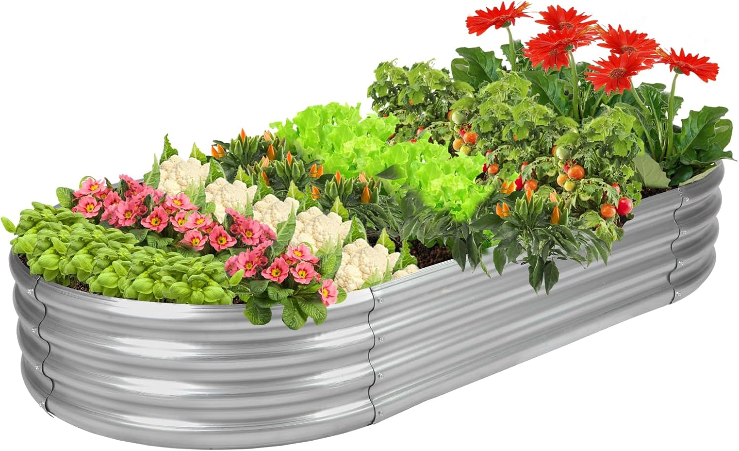Canteiro Elevado Galvanizado C - Planter Raised Metal avaliação e preço