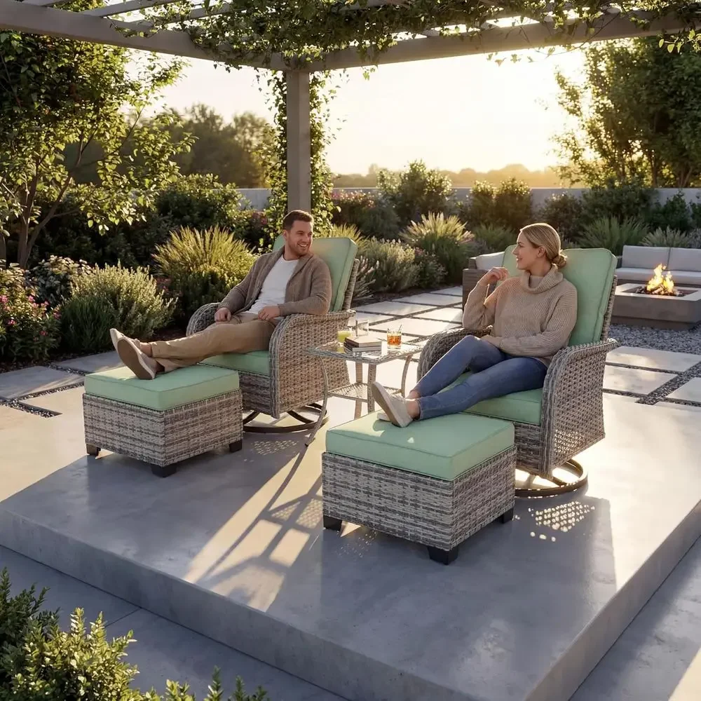 Conjunto de Móveis para Pátio  - Outdoor Furniture Green avaliação e preço