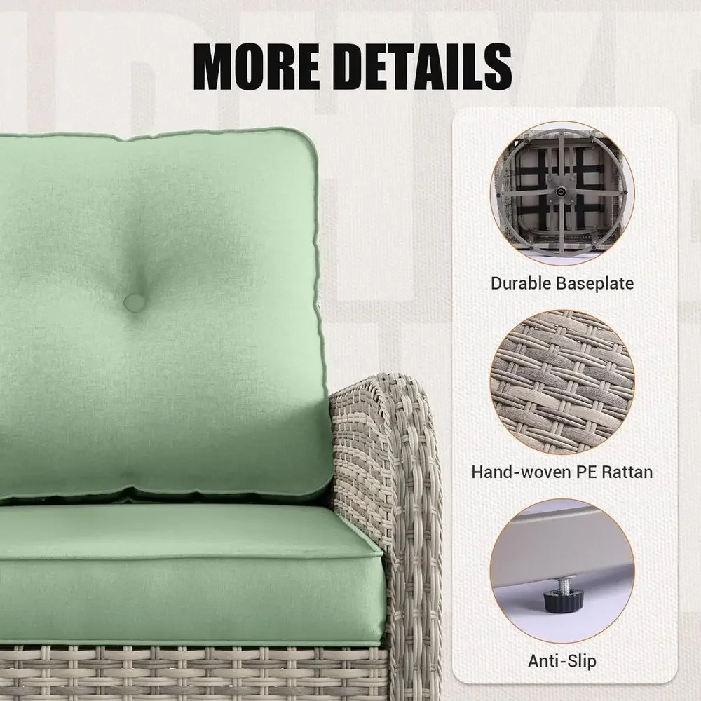 Conjunto de Móveis para Pátio  - Outdoor Furniture Green avaliação e preço