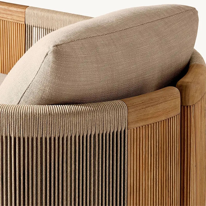 Conjunto de Sofás de Jardim de - Outdoor Furniture Teak Wood avaliação e preço