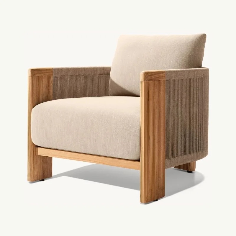 Conjunto de Sofás de Jardim de - Outdoor Furniture Teak Wood avaliação e preço